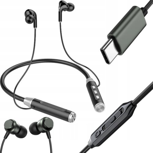 Joyroom ŽIČNE ŠPORTNE SLUŠALKE USB-C SIVE ZA TELEFONE, (21911725) Cene