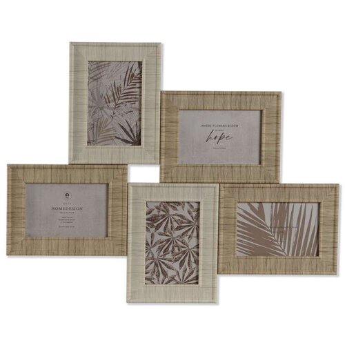  Okvir za sliku Home ESPRIT Bež Prirodno Kristal polistiren Skandinavski 67 X 2 X 44 cm Slike