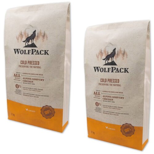WolfPack hladno stiskana hrana - piščanec 2 x 12 kg Cene