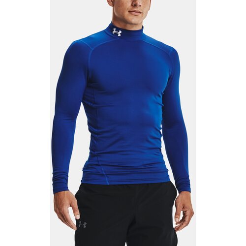 Under Armour T-Shirt UA CG Armour Comp Mock-BLU - Mens Cene