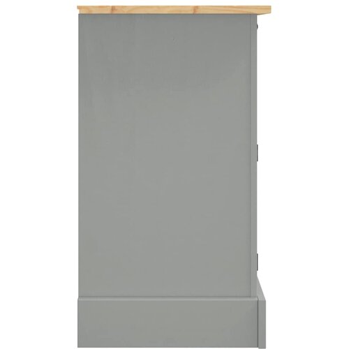  Komoda Corona siva 112x43x78 cm masivna borovina meksički stil Slike