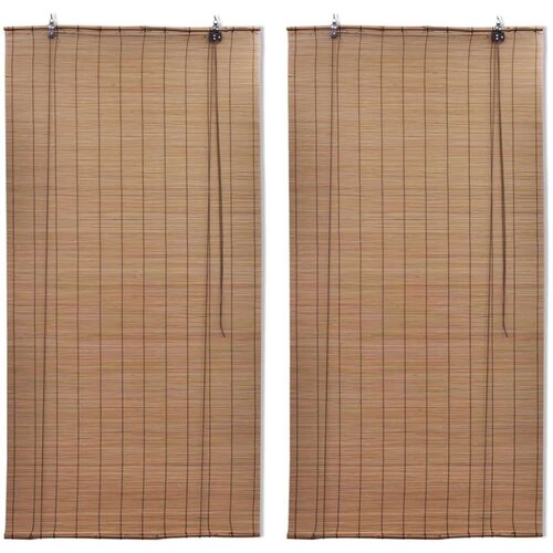  Rolete od bambusa 2 kom 150 x 220 cm smeđe Cijene