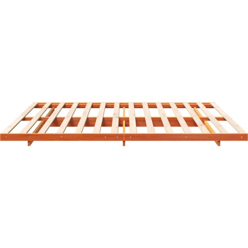  Krevet s daskama Vo&amp;scaron;tano smeđa 180 x 210 cm Masivna borovina Slike