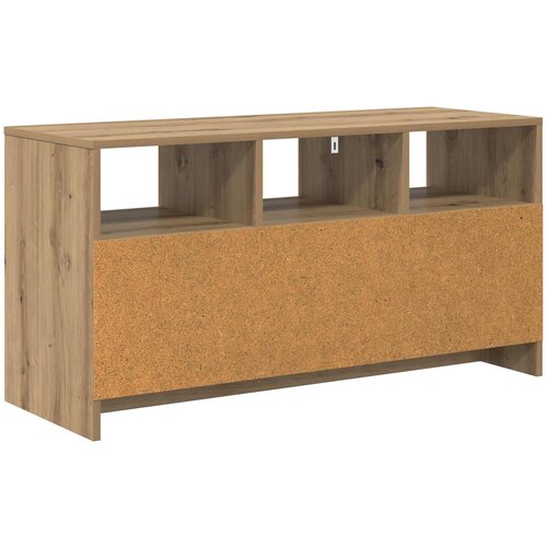  TV komoda 102 x 37,5 x 52,5 cm Hrast artisan Konstruirano drvo Slike