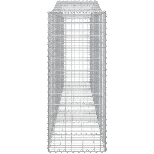  Lučne gabionske ko&amp;scaron;are 20kom 400x50x120/140cm pocinčano željezo Slike
