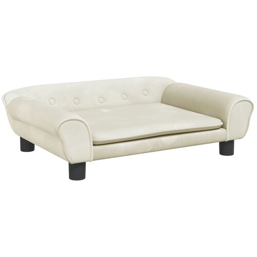 Maison Chic Otroški kavč - Otroški divan - Otroški sedež krem 70x45x26 cm žamet, (21729607) Cene