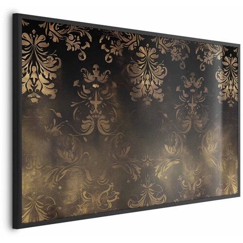  Plakat - Dark Baroque Patterns with Golden Accents 30x21 Crni okvir Cijene