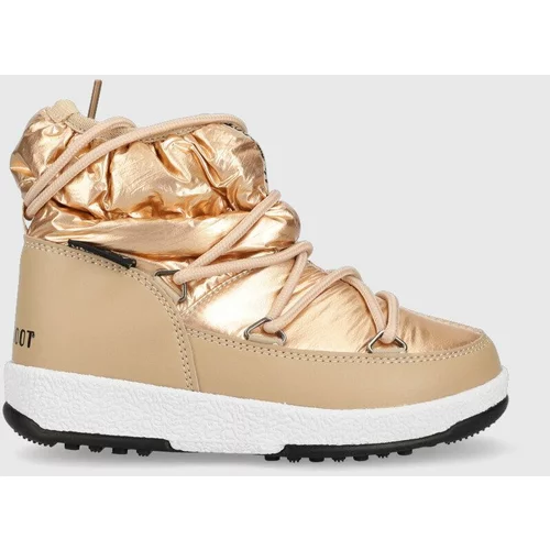 Moon Boot Dječje cipele za snijeg Jr Girl Low Nylon boja: zlatna