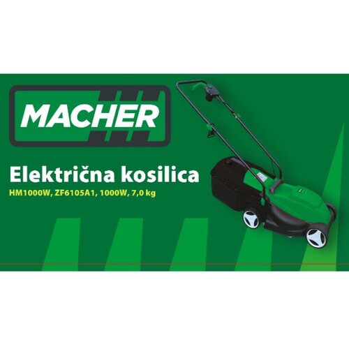 Macher električna kosilica za travu HM1000W Slike