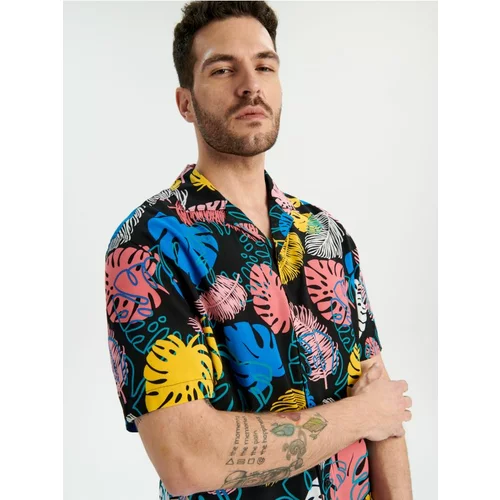 Sinsay muška košulja s printom 8043Y-55X