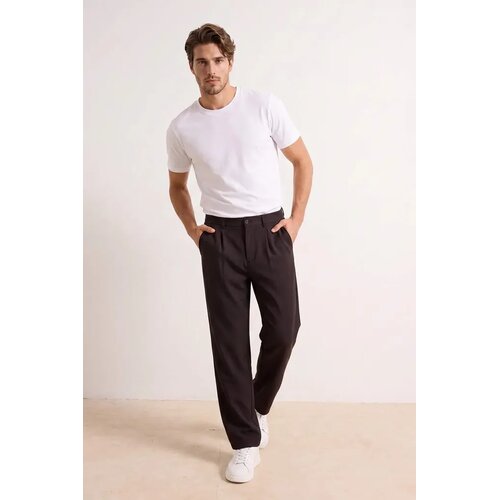 Trendyol muške pantalone Tmnss26Pl00027, braon/braon Cene