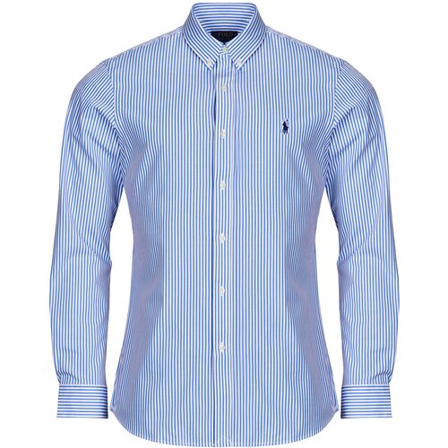 Polo Ralph Lauren CHEMISE AJUSTEE SLIM FIT EN POPELINE RAYEE Vi&amp;scaron;ebojna Slike