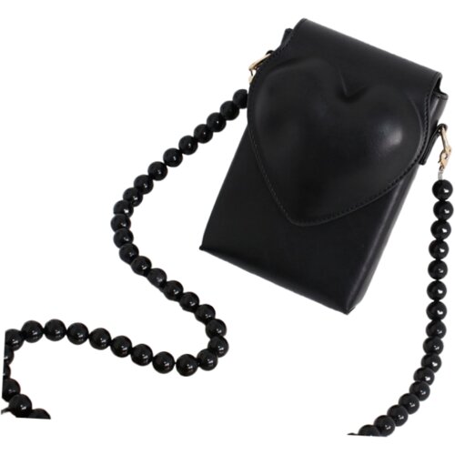 INF Elegantna mini ženska torba za čez ramo - PU usnje Black, (21562138) Slike