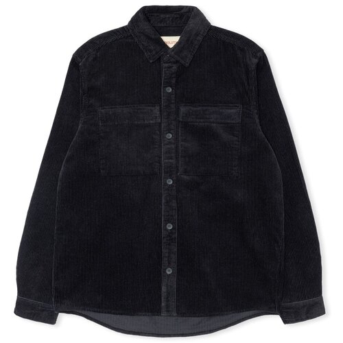 Rvlt Revolution Srajce z dolgimi rokavi Utility Shirt 3776 - Navy Modra Cene