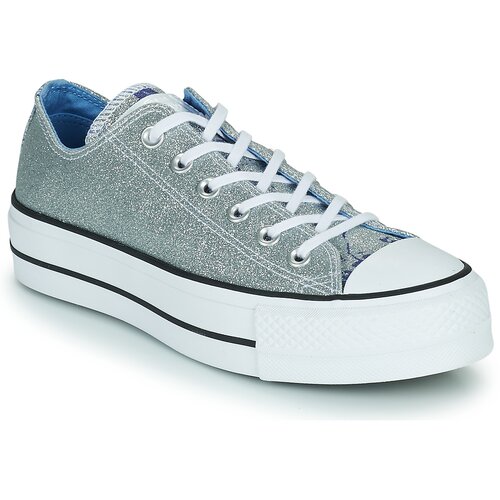 Converse Visoke superge CHUCK TAYLOR ALL STAR LIFT HYBRID SHINE OX Srebrna Cene