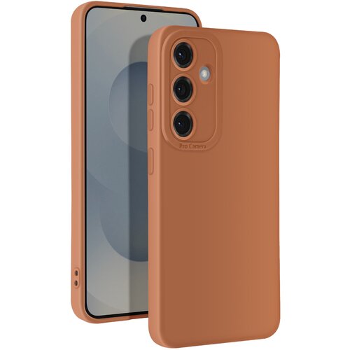 AVIZAR Ohišje za Samsung Galaxy S25 Soft Silicone Camera Block Protected, Rjava, (5000011166) Cene
