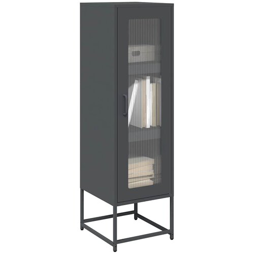 VidaXL Visoka deska antracit 36x39x123 cm Hladno valjano jeklo Slike