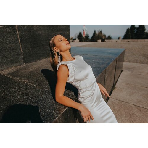 Mima Madžarac haljina famme fatale FF4236 - bela Slike