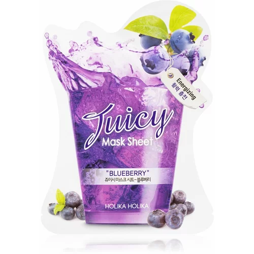 Holika Holika Juicy Mask Sheet Blueberry Sheet maska s hranjivim učinkom 20 ml