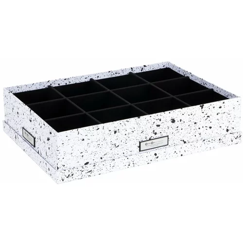 Bigso Box of Sweden Črno-bela škatla s predali Bigso Box Sweden Jakob