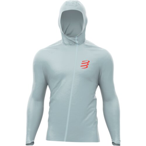 Jakna Compressport Hurricane Waterproof 10/10 Jacket Grey Dawn - S Cijene