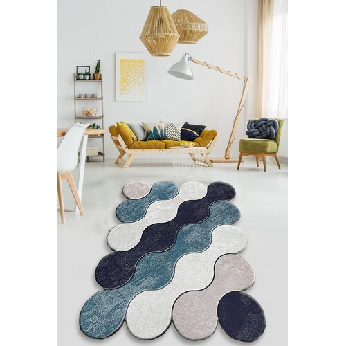  Carpet Circle, 80x150cm, tamnoplava Cene