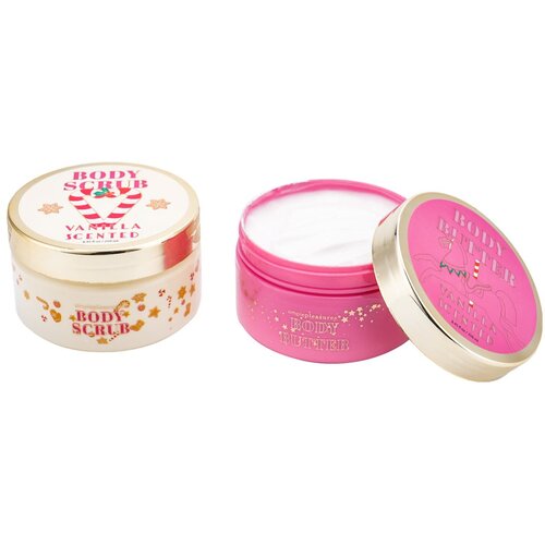 Simple Pleasures set za negu tela (scrub, butter, 2 x 250 ml) Slike