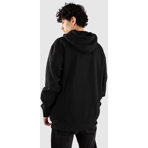 Thrasher Hoodica Flame Embroidered Zip Hoodie Black S Slike