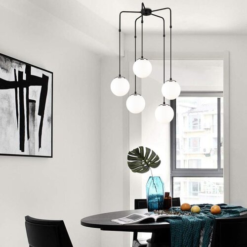 Opviq Üzüm - 4446 blackwhite chandelier Cene