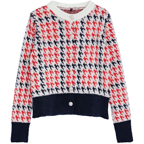 Trendyol Ecru Boucle Thread Self-Patterned Knitwear Cardigan Cene
