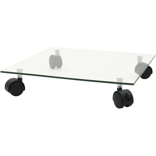 VidaXL Pomični stalci za biljke 4 kom 35 x 35 cm četvrtasti stakleni Slike