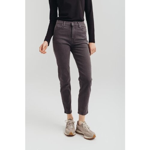 Legendww zenske sive mom fit farmerice sa visokim strukom i suzenim nogavicama -model 213 Cene