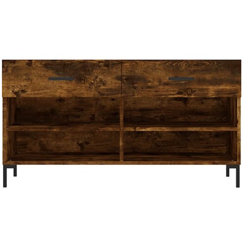  Klupa za cipele boja hrasta 102 x 35 x 55 cm konstruirano drvo Slike