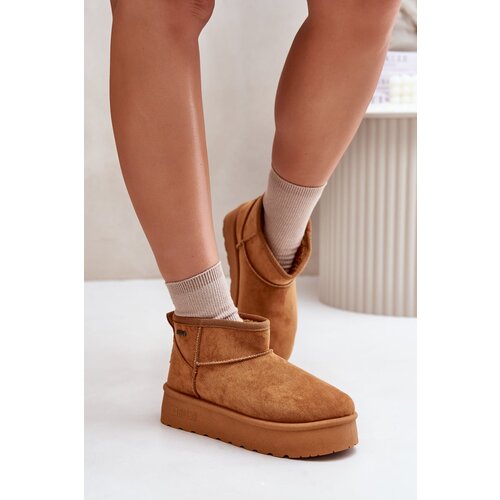 Big Star Low snow boots on the Camel platform Slike