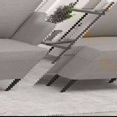  Tabure svjetlosivi 70 x 55 x 41 cm od tkanine Cene