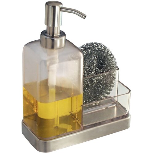 iDesign Dozirnik za detergent s prostorom za odlaganje gobice Forma Cene