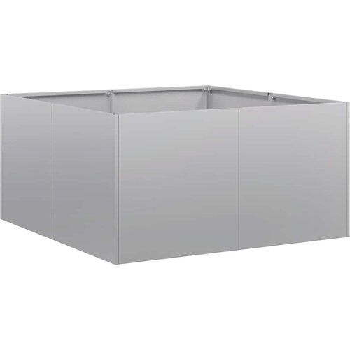 Maison Chic Cvetlični Lonec - Cvetlično korito 80x80x40 cm Pocinkano jeklo, (21789827) Slike