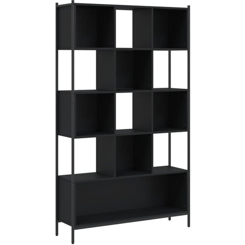 Maison Chic Knjižna omara - Knjižni regal črna 102x28x172 cm inženirski les, (21724629) Cene