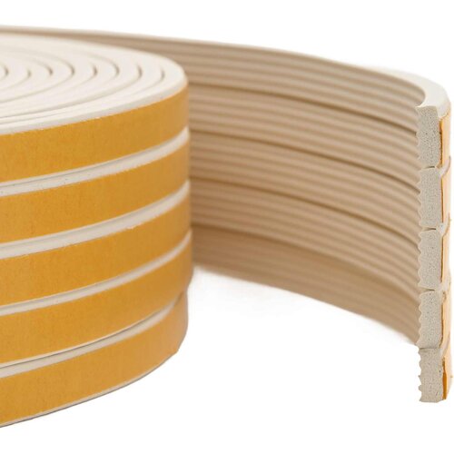  Samoljepiva brtvila za prozore Bijela 8 x 3 mm 50 m EPDM pjena Slike