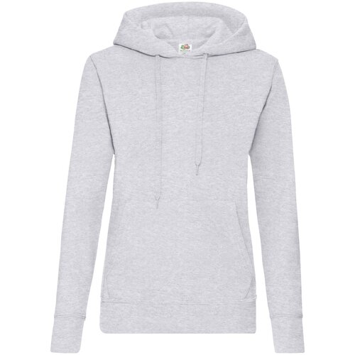Fruit Of The Loom Szara bluza z kapturem Hooded Sweat Slike