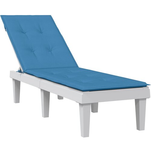 vidaXL Jastuk za ležaljku prošarani plavi (75 + 105) x 50 x 3 cm Cijene