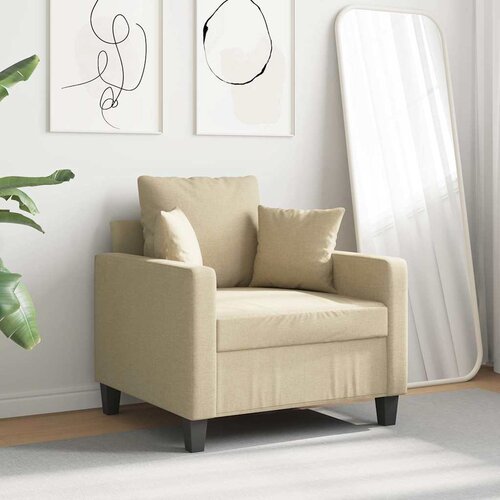  Fotelja krem 60 cm Tkanina Slike