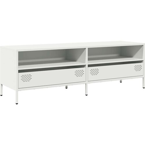 Maison Chic TV omarica - TV stojalo - Televizijska omarica bela 135x39x43,5 cm hladno valjano jeklo, (21701697) Cene