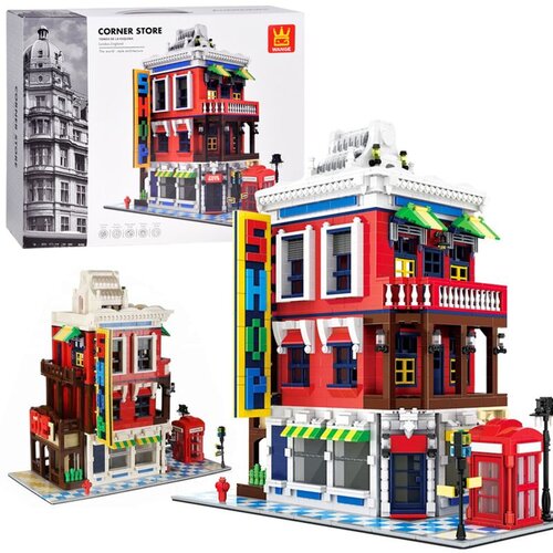  Blokovi SERIJA Svjetski arhitektonski stil CORNER SHOP London 2347ele ZA5748 Cijene