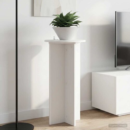  Stalak za biljke 2 pcs Bijela Ø40 x 80 cm Konstruirano drvo Cene