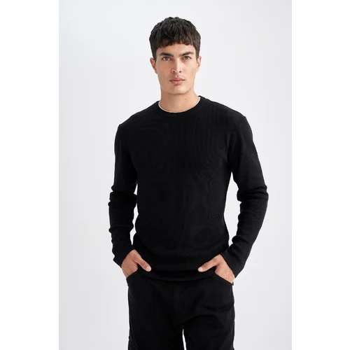 Defacto Relax Fit Crew Neck Knitwear Sweater