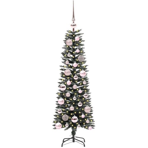 VidaXL Umjetno božićno drvce s stalakom Zelena 40.5 x 40.5 x 120 cm Slike