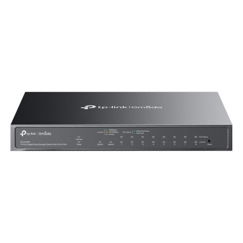 Tp-link Omada ES210GMP 10-port gigabit 8xPoE+ 1x SFP managed mrežno stikalo-switch Cene