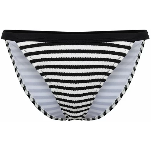 Trendyol Striped Textured Bikini Bottom