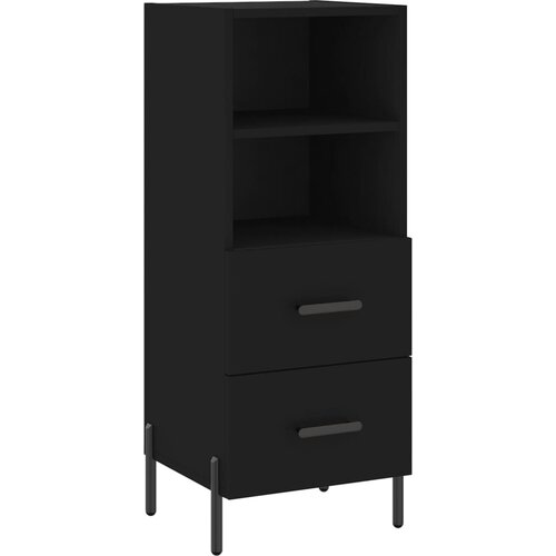 Maison Chic Komoda - Predalnik črna 34,5x34x90 cm inženirski les, (21715723) Slike